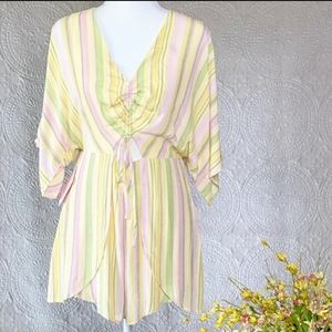 Pastel Stripe Romper